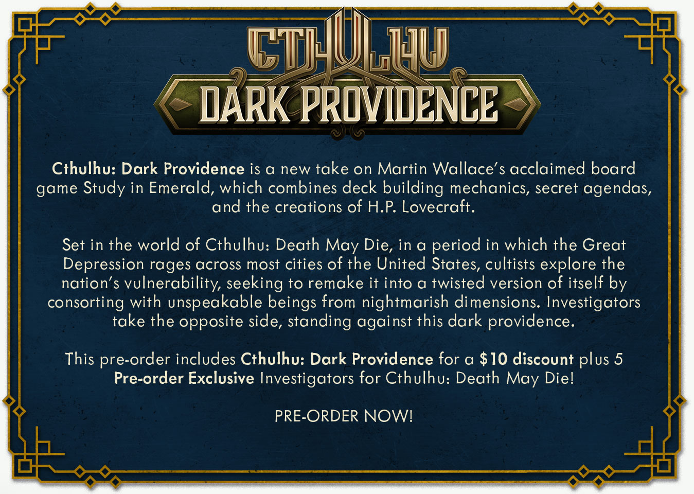 Cthulhu: Dark Providence